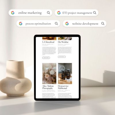 Services - AMICHÈ - Project Management, Online Marketing & Web Development